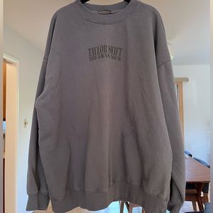 Taylor Swift Gray Sweatshirt - The Eras Tour